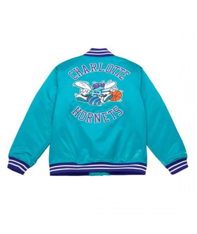 Casaco Mitchell & Ness Charlotte Hornets Azul...