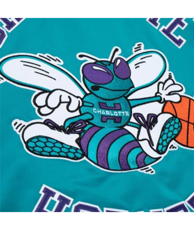 Casaco Mitchell & Ness Charlotte Hornets Azul...