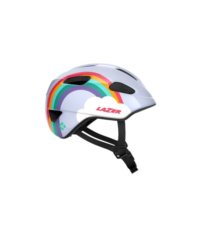 Capacete Ciclismo Lazer de Pnut KinetiCore Rainbow Infantil