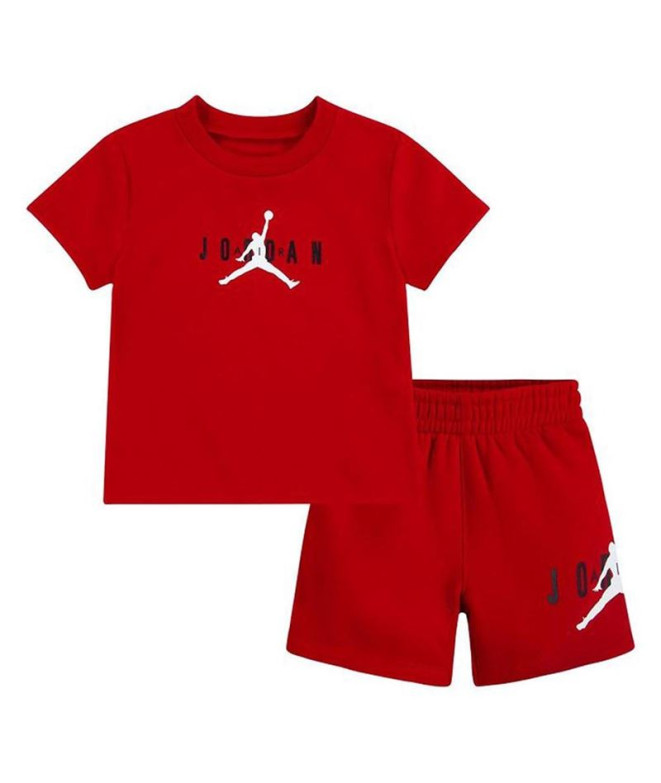 Monopolio aprender Feudo Conjunto Nike Jordan Infantil Rojo
