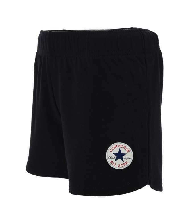Pantalones Converse Short Chuck Patch Niña Negro