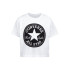 Camiseta Converse Signature Chuck Patch Boxy Niña Blanco