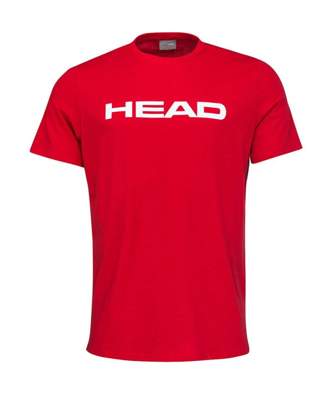 Camiseta de Tenis Head Club Basic Hombre Rojo