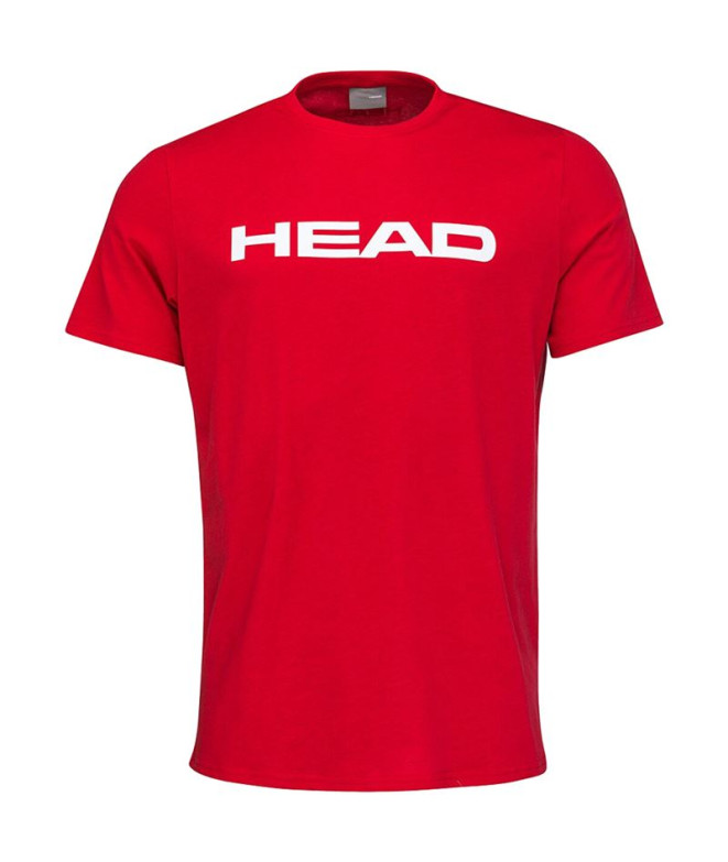 Camisola de ténis Head Club Basic Vermelho para homem