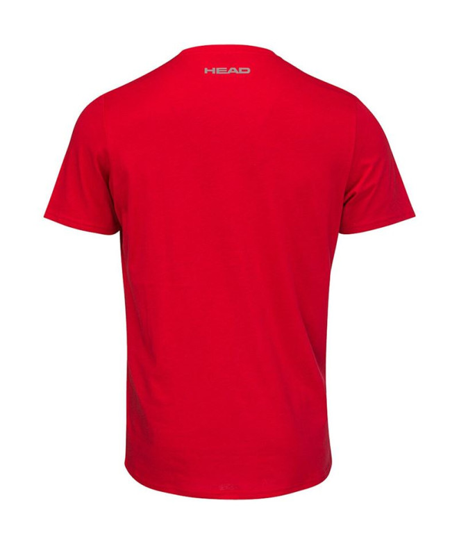 Chemise de tennis Head Club Basic Hommes Rouge