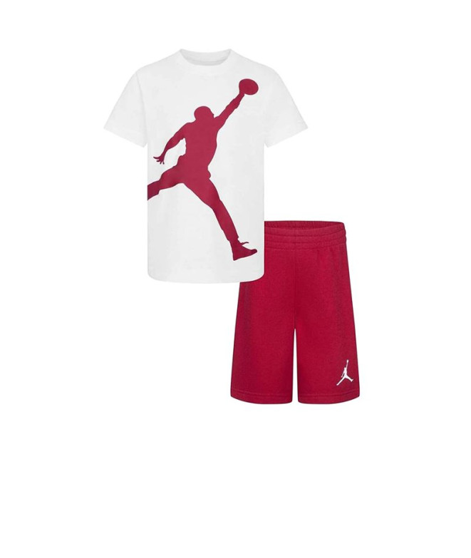 Conjunto Nike Knit Niño Blanco/Rojo