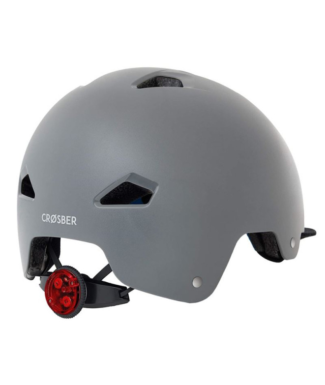 Capacete de Ciclismo Urbano Spiuk Crosber Cinza