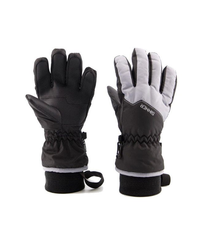 Moufles de Ski Sinner Phoenix Enfant Noir