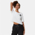 T-shirt The North Face Cropped Fine Women Preto