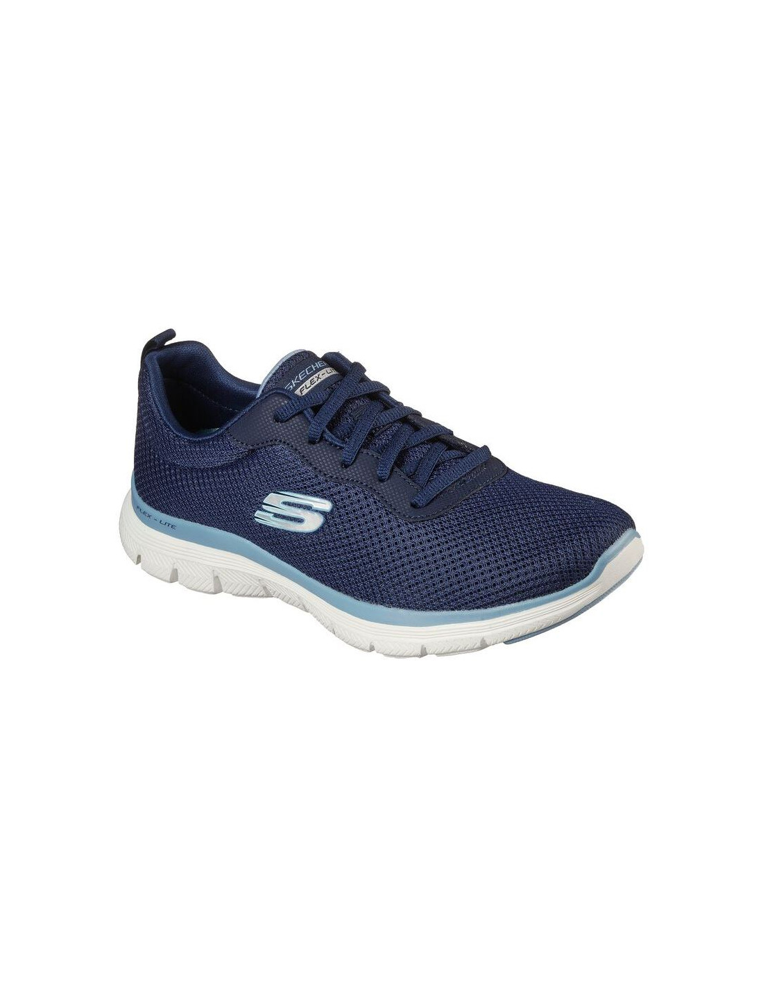 ᐈ Zapatillas Skechers Mesh Lace-Up Air-Cooled Mujer Navy – Atmosfera Sport©