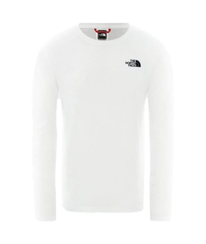 T-shirt The North Face Red Box Man Branco