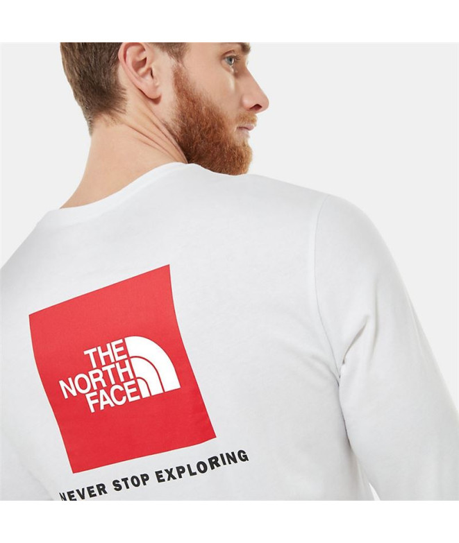 T-shirt The North Face Red Box Man White