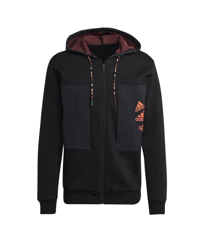 Casaco com capuz adidas Essentials BrandLove Fleece Man