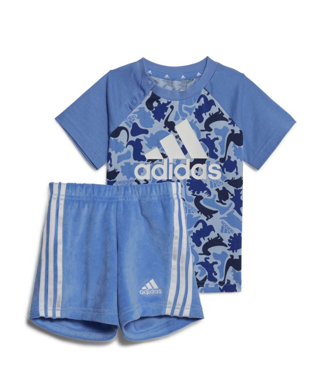 Conjunto adidas Conjunto infantil Dino Camo Allover Print