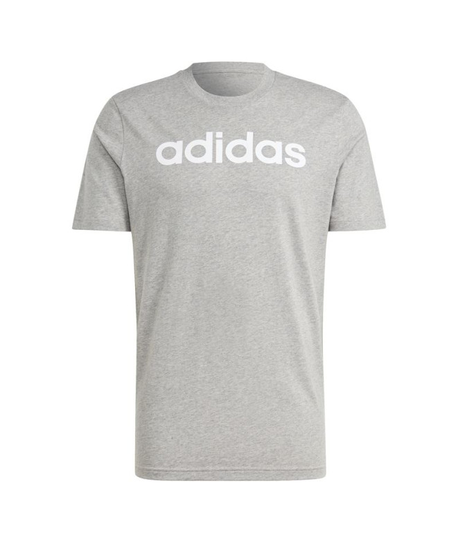 T-shirt adidas Homme Essentials Logo Linear Grey