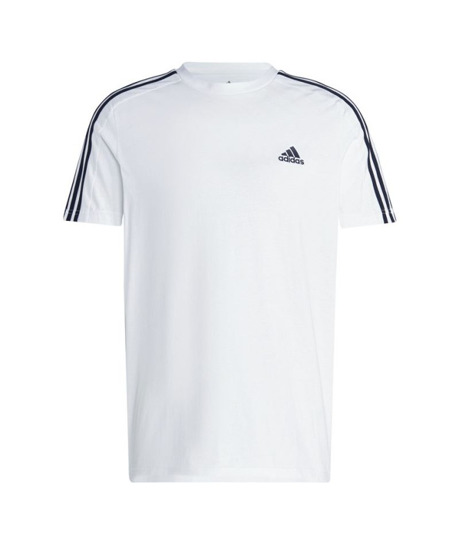 T-Shirt adidas Essentials Single 3-Stripes Homme