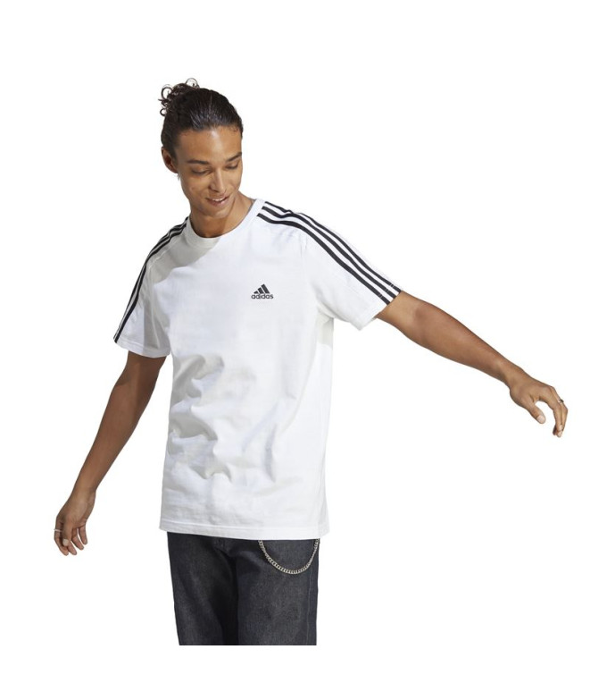 Camiseta adidas Essentials Single 3 Bandas Hombre