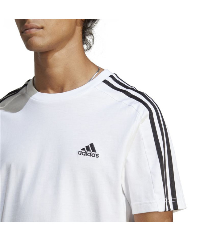 Camiseta adidas Essentials Single 3 Bandas Hombre