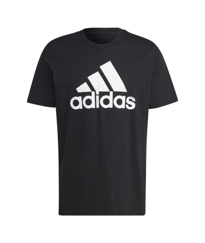 T-Shirt adidas Essentials Single Big Logo Men's Preto