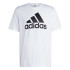 Camiseta adidas Homem Essentials Single Big Logo Branco