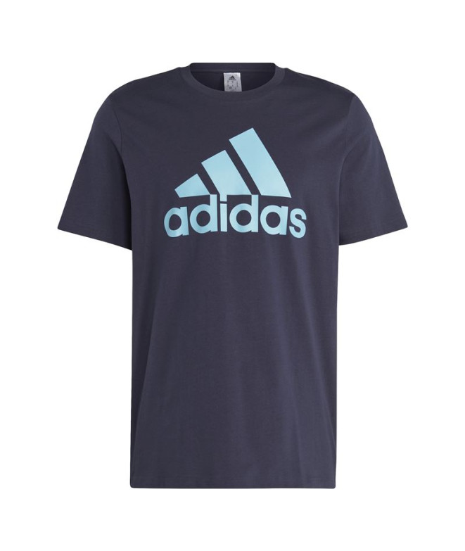 Camiseta adidas Essentials Single Big Logo Homem Navy
