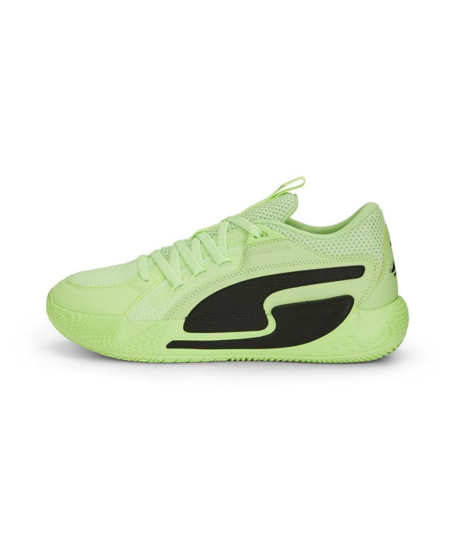 Puma Basketball Shoes Court Rider Chaos Fizzy Lime