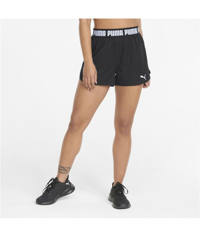 Calça Puma Train Strong Woven 3" Short Preto...