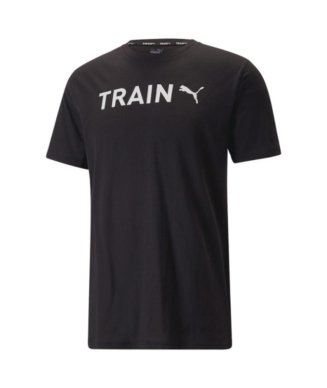 T-Shirt de fitness Puma Graphic Tr Man Preto