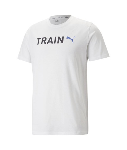 T-Shirt de treino para homem Puma Graphic Tr Branco
