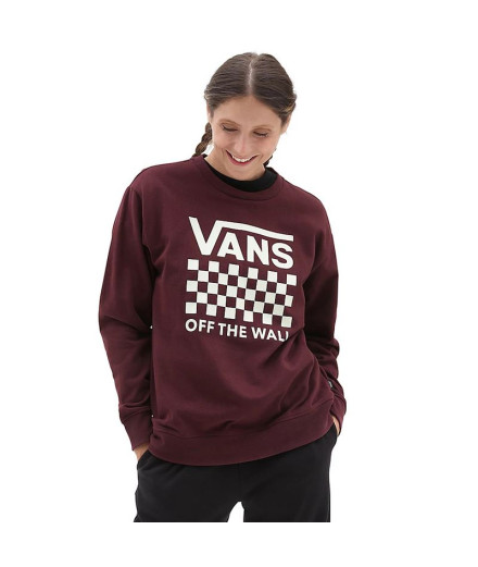 Sweatshirt Vans Lock Box Crew-B Femmes Marron