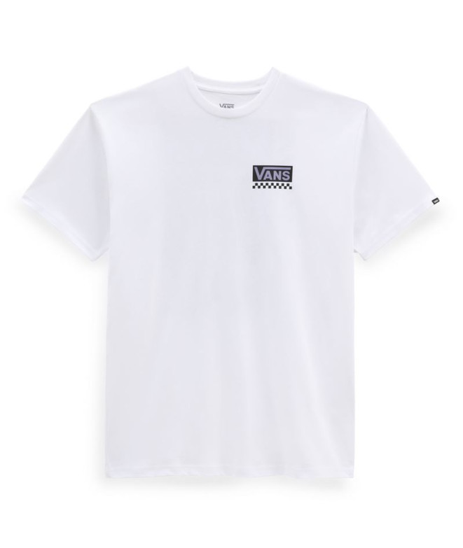 T-Shirt Vans Global Stack-B Hommes Blanc