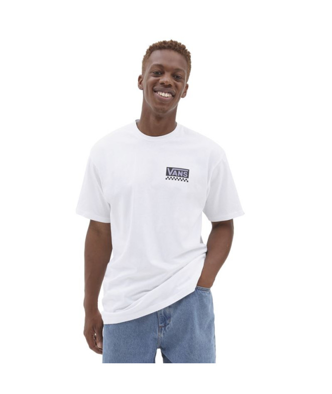T-Shirt Vans Global Stack-B Hommes Blanc