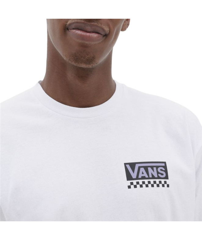Camiseta Vans Global Stack-B Blanco Hombre
