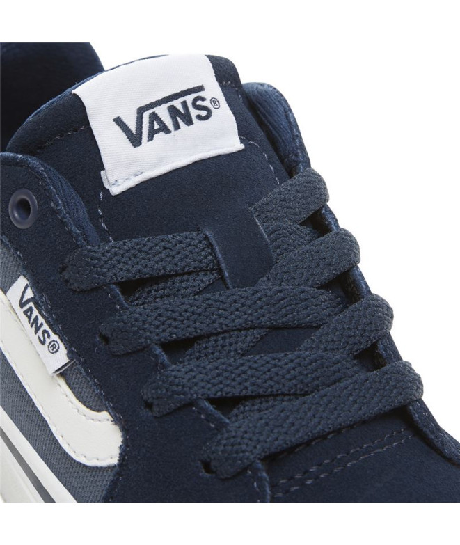 Chaussures Vans Yt Filmore(Suede Canvas) Robe Bleu