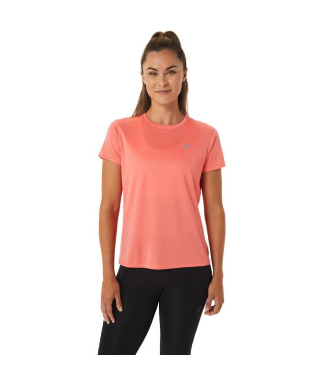 Camiseta by Running ASICS Core Mulher Coral