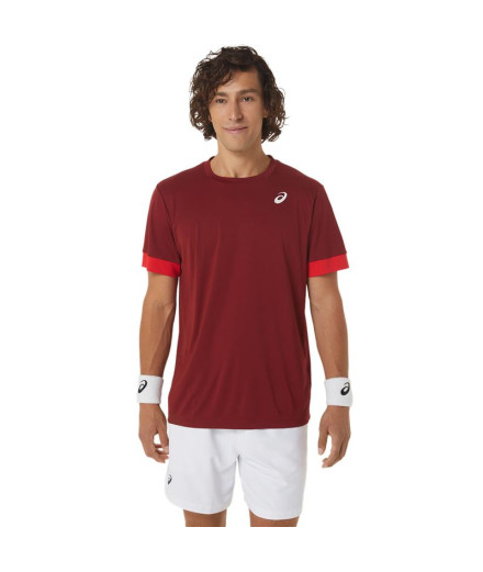 Camiseta por Tênis ASICS Court Homem Garnet Camiseta por Tênis ASICS Court Homem Garnet