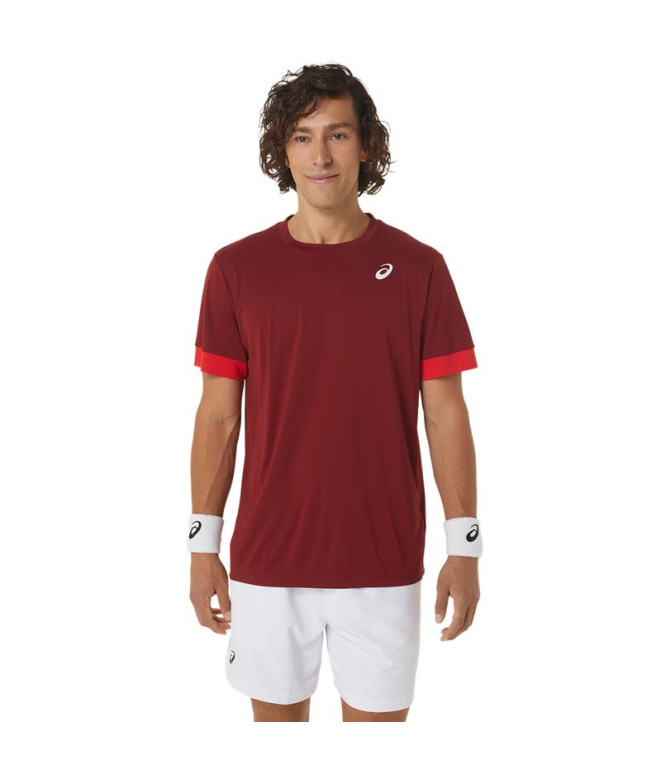 T-shirt par Tennis ASICS Court Homme Garnet