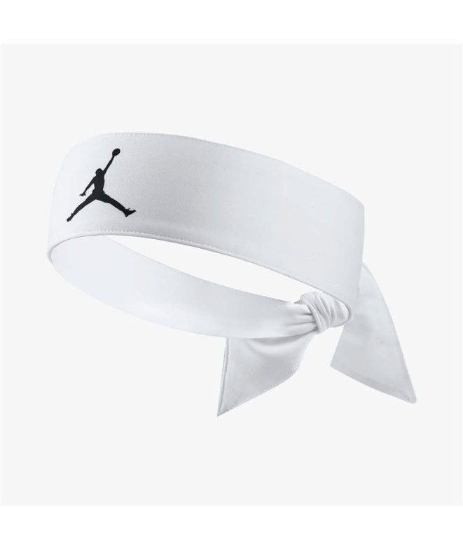 Fita para a cabeça Nike Jordan Jumpman Dri Fit Head Gravata branca
