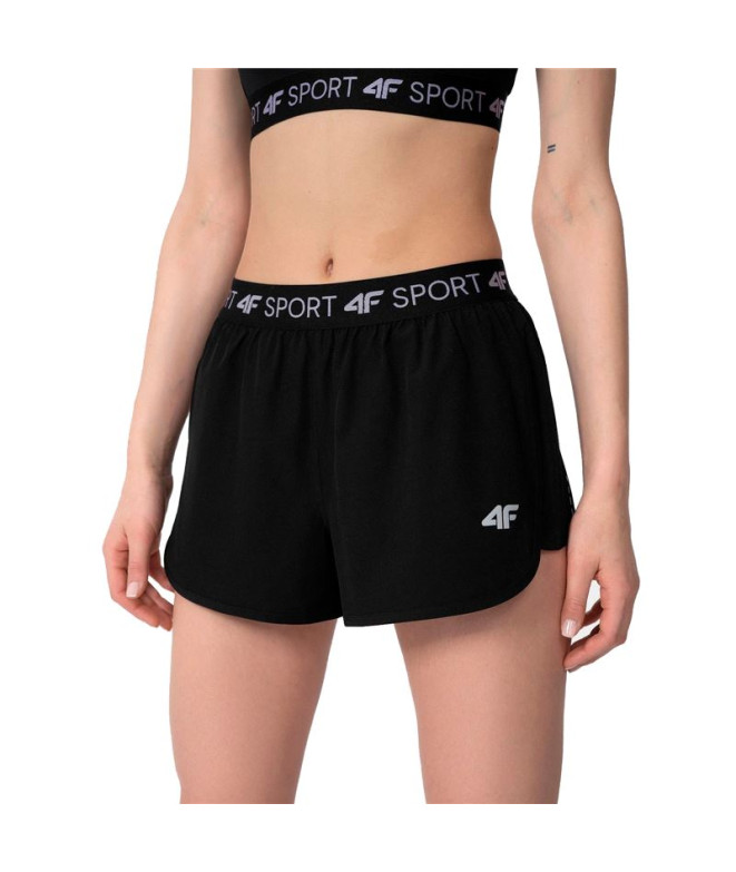 Short de running 4F Quick-Drying Femmes Noir