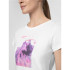 T-shirt 4F TSD060 Femme Blanc