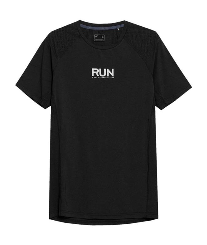T-shirt Running 4F Funtional Man BK