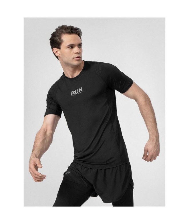 T-shirt Running 4F Funtional Man BK
