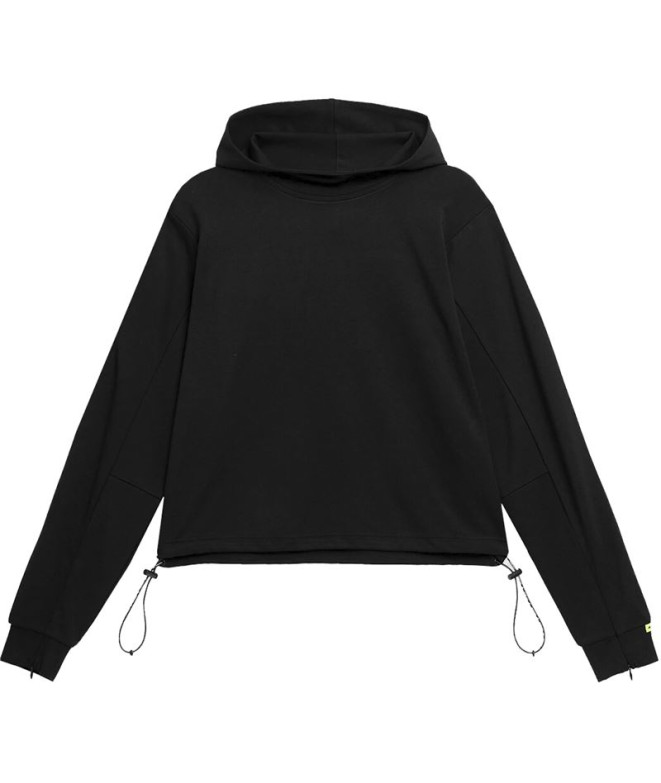 Sweatshirt 4F noir Femme