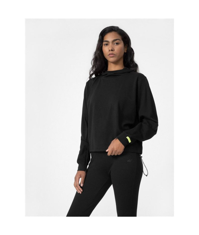 Sweatshirt 4F black Mulheres