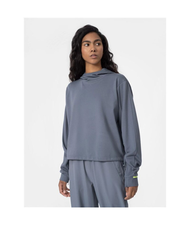 Sweatshirt 4F gris Femme
