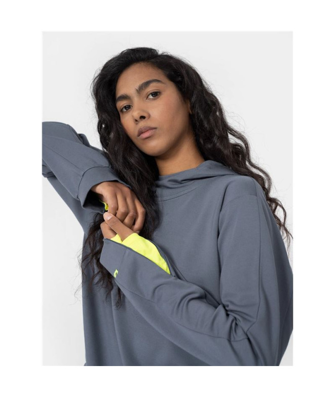 Sudadera 4F gris Mujer
