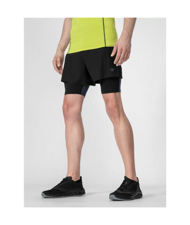 Pantalones de fitness 4F negro Hombre