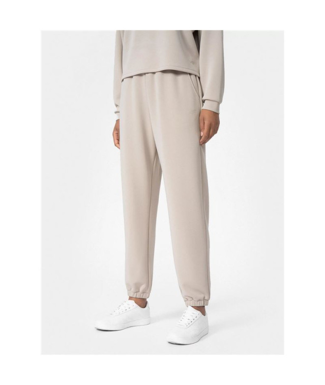 Pantalons de yoga 4F beige Femme