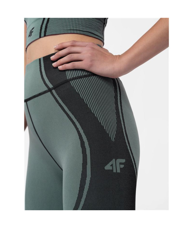 Leggings de yoga 4F Preto funcional Mulher