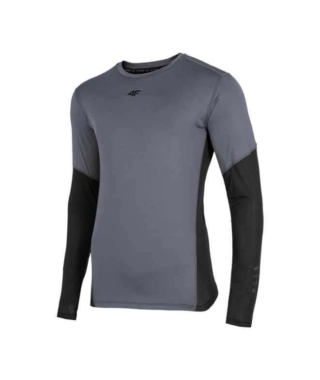 T-Shirt de running à manches longues 4F Hommes Gris